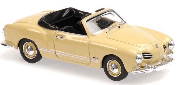 MXC940051031 - VOLKSWAGEN Karmann Ghia 1955 cremefarbenes offenes Cabrio - 1