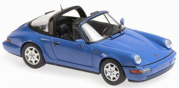 MXC940061360 - PORSCHE 911 Carrera 2 Targa 1991 offen blau - 1