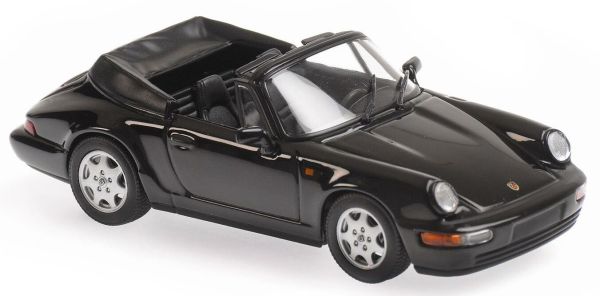 MXC940067331 - PORSCHE 911 Carrera 4 Cabriolet offen 1990 schwarz - 1