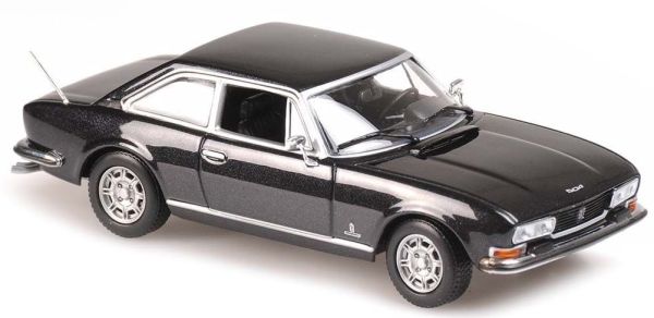 MXC940112121 - PEUGEOT 504 Coupé 1976 grau schwarz metallic - 1
