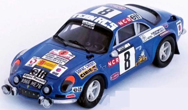 TRORRMA01 - RENAULT-ALPINE A110 #8 3. Platz bei der Rallye Marokko 1974 Der Tahitianer / G.DE WARREN - 1