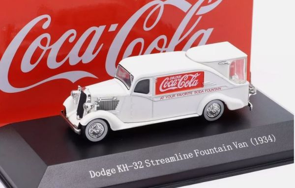 MAGRANDODGE - DODGE KH-32 Streamline Fountain Van 1934 weiß - COCA-COLA - 1