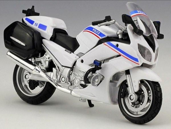 MST32306-C - YAMAHA FJR 1300A Weiß und Blau - Polizei - 1