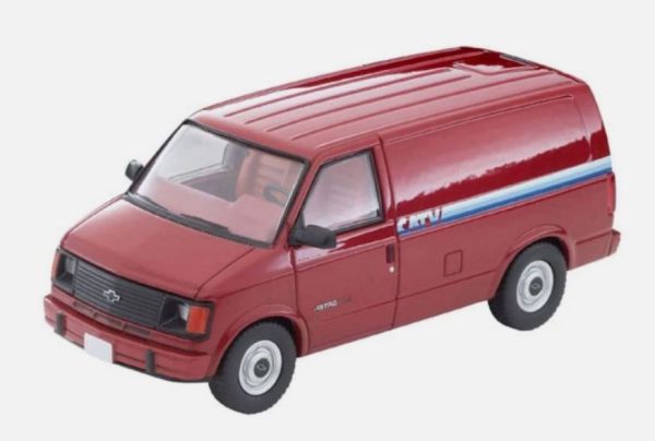 TOMLV-N344A - Roter Chevrolet Astro Van - 1