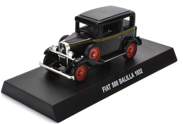 NET0004 - FIAT 508 Balilla 1932 schwarze Felgen rot - 1