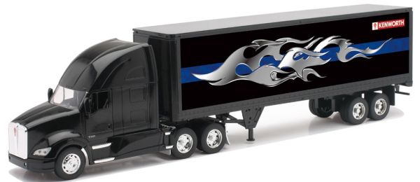 NEW10273 - KENWORTH T700 6x4 mit 2-Achs-Anhänger Maßstab: 1/32 - 1