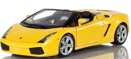 NEW19213H - LAMBORGHINI Gallardo Spyder Cabriolet gelb - 1