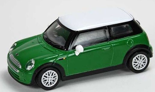 NEW19213K - MINI COOPER grün-weißes Dach - 1