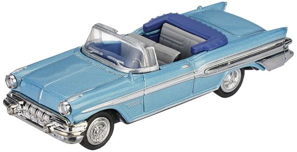 NEW48013P - PONTIAC Bonneville Cabrio 1957 blau - 1