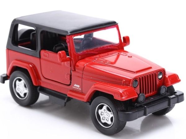 NEW50433DD - JEEP Wrangler rot schwarze Haube - 1