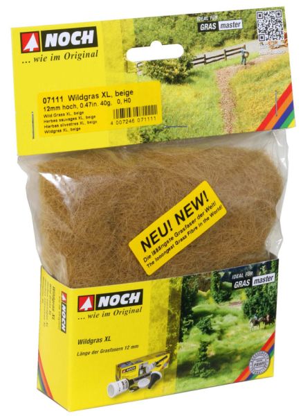 NOC07111 - Beflockung Gras XL beige 12mm - 1