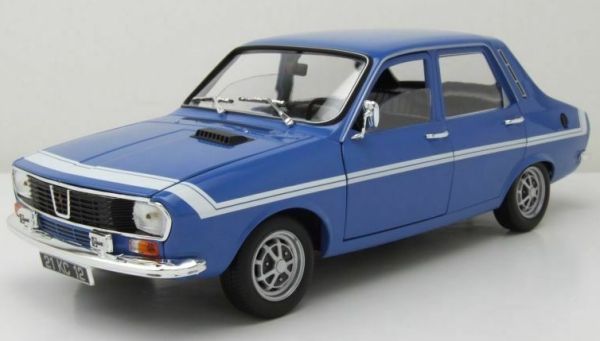 NOREV185210 - RENAULT 12 Gordini 1972 blau von Frankreich mit weißen Streifen - 1