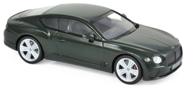NOREV270322 - BENTLEY Continental GT Limousine 2018 dunkel metallic grün - 1