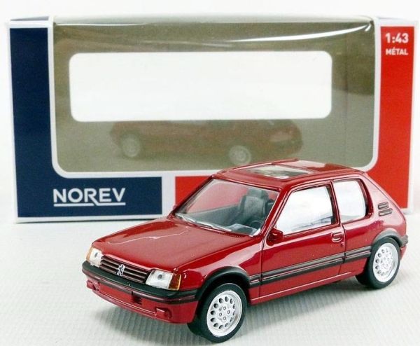 NOREV471713 - PEUGEOT 205 GTI 1986 roter Vallelunga aus dem Jet-Car-Spiel - 1