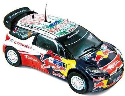 NOREV155351 - CITROEN DS3 WRC Sieger Rallye Mexiko 2011 Loeb / Elena RED BULL - 1