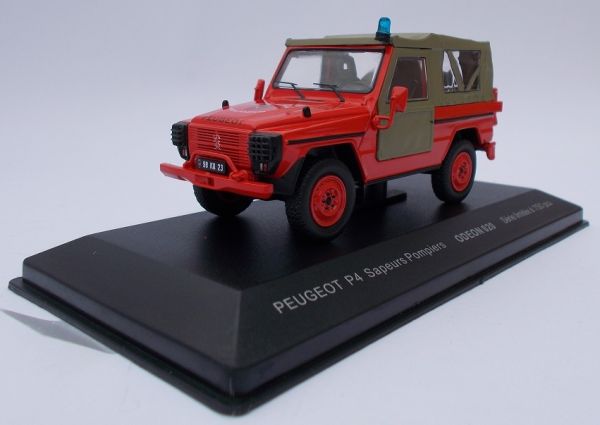 ODE020 - PEUGEOT P4 Feuerwehrmann 4x4 Abteilungskörper begrenzt auf 750 Einheiten - 1
