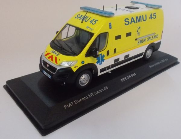 ODE034 - FIAT Ducato AR SAMU 45 SMUR d' Orléans limitiert auf 500 Exemplare - 1