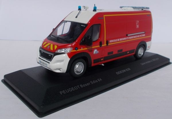 ODE038 - PEUGEOT Boxer Feuerwehrmann VSAV SDIS 64 limitiert auf 500 Stk. - 1