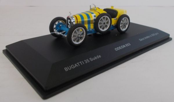 ODE053 - BUGATTI Type 35 Sweden #5 gelb und blau limitiert auf 500 Exemplare - 1