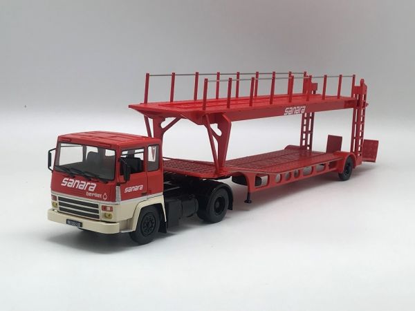 ODE094 - BERLIET TR250 4x2 mit SANARA Autotransportanhänger - 1