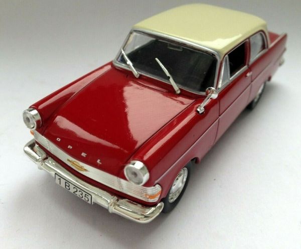MAGLCOREKORDP2 - OPEL Rekord P2 2 2-türige Limousine 1961 rot weißes Dach im Blister verkauft - 1