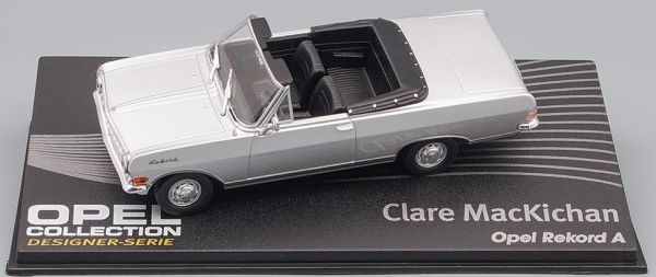 MAGOPE122 - OPEL Rekord Ein graues offenes Cabrio von Designerin Clare Mackichan - 1