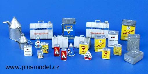 PLS106 - Diverse Miniatur-Ölkannen zum Bemalen 25 Stück - 1