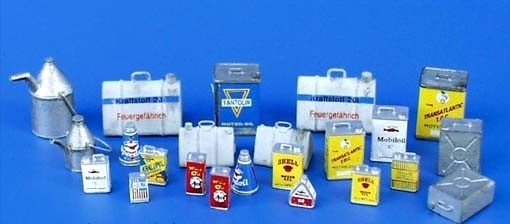 PLS106 - Diverse Miniatur-Ölkannen zum Bemalen 25 Stück - 1
