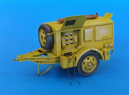 PLS4014 - Deutsches SD AH 24 Stromaggregat im Bausatz zum Zusammenbauen und Bemalen für Diorama-Aufkleber vorhanden - 1