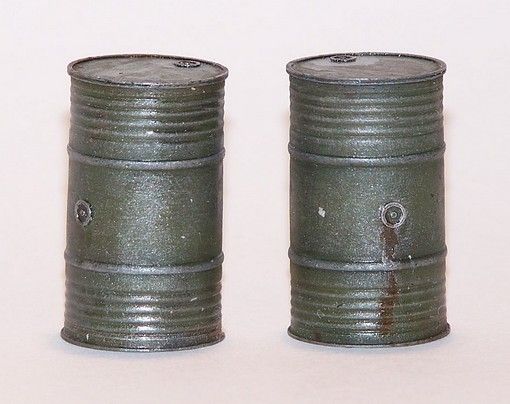 PLSEL041 - 2 Miniaturfässer von 2;5 cm zum Bemalen für Dioramen - 1