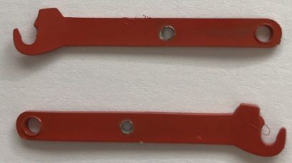PMAR-51-RP81R - Set mit 2 roten Hebearmen für RENAULT Réplicagri - 1
