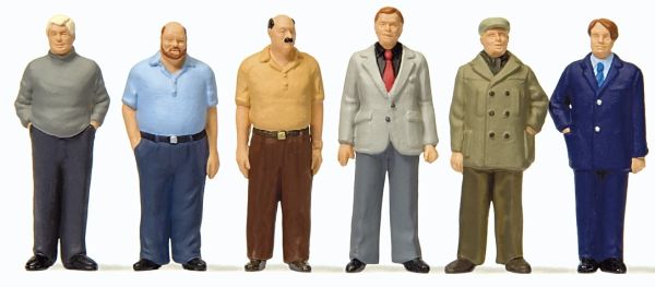 PREI68216 - Lot von 6 Männern in Zivilkleidung - 1