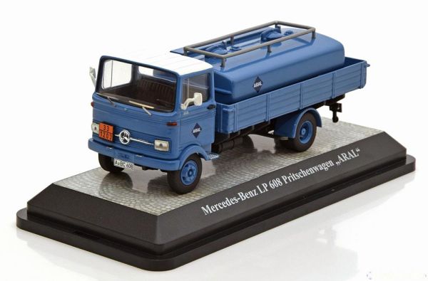 PRX12509 - MERCEDES BENZ LP608 4x2 Pritsche mit Tank ARAL - 1