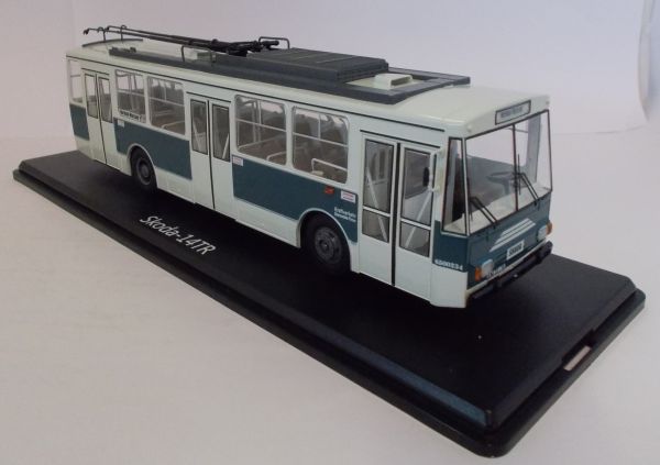 PRXPCL47066 - Elektro Stadtbus SKODA 14TR Eberswalde grün und weiß - 1