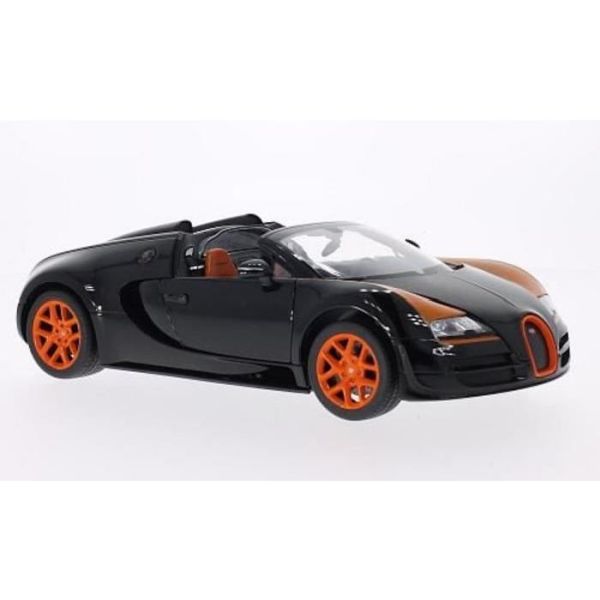RAS43900NOIREORANGE - BUGATTI Veyron 16.4 Grand Sport Speed schwarz orange - 1
