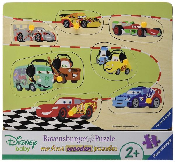 RAV036868 - Holzpuzzle - 9 Teile - Disney Babies - CARS und seine Freunde - 24 x 21 cm - 1