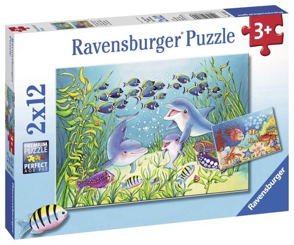 RAV076253 - 2 Puzzles - 12 Teile - Der Meeresboden - 1