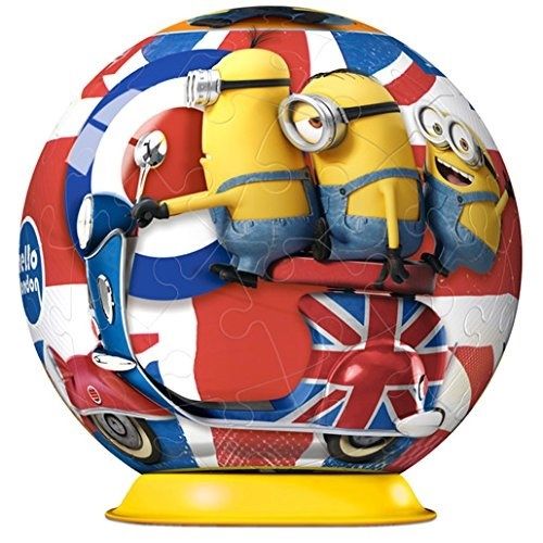RAV11914/01 - 3D-Puzzle - 54 Teile - MINIONS in ENGLAND - 7 cm - 1