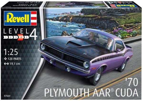 REV07664 - PLYMOUTH AAR Cuba 1970 Modell zum Zusammenbauen und Lackieren - 1