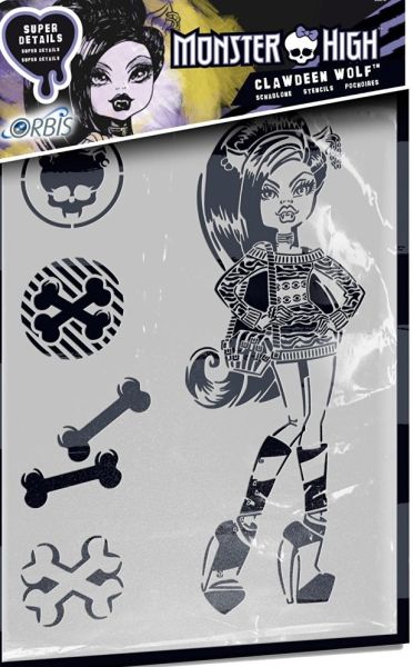 REV30219 - MONSTER HIGH Schablone – Clawdeen Wolf - 1