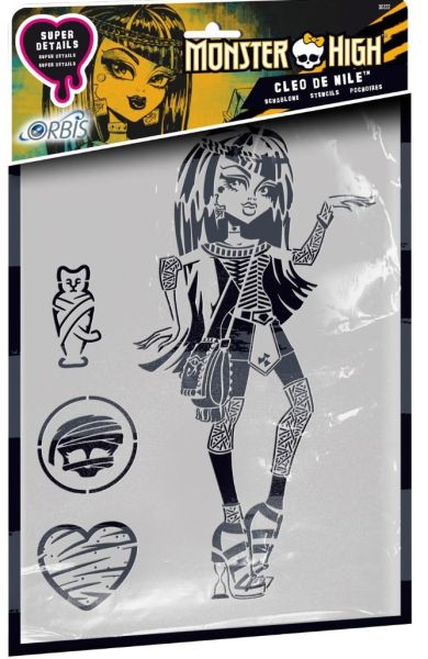 REV30222 - MONSTER HIGH Schablone - Cléo de Nile - 1