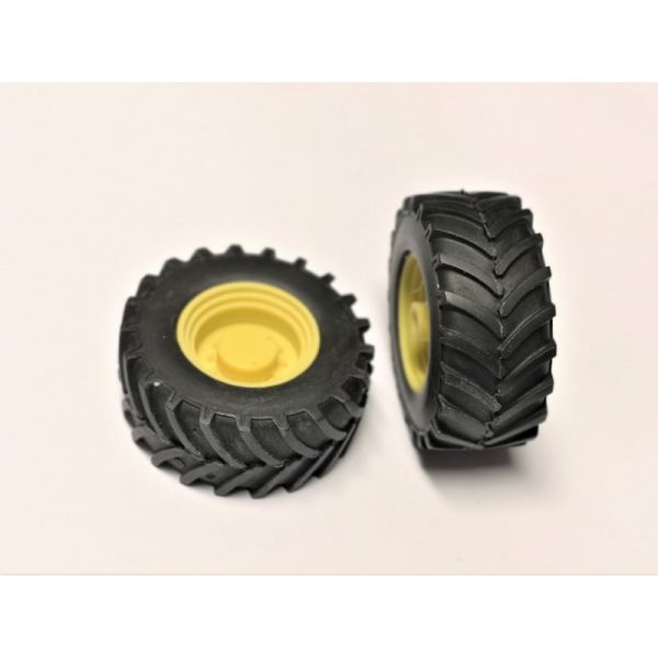 ART04271_J - 2x Traktor Vorderrad gelb 47mm - 1