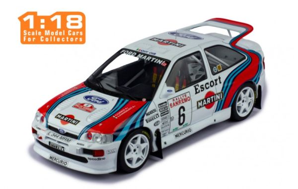IXO18RMC104A.20 - FORD Escort RS Cosworth #6 Rallye San Remo 1994 F.CUNICO / S.EVANGELISTRI - 1