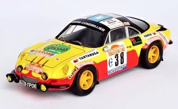 TRORRIT12 - RENAULT-ALPINE A110 #38 Rallye San Remo 1981 C.REY / STRUYF – Limitiert auf 150 Stück. - 1