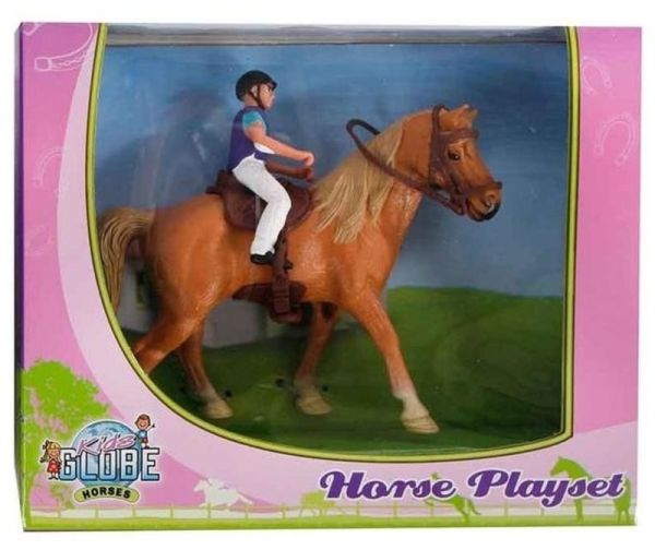KID640078B - Braunes Pferd mit Reiter - 1