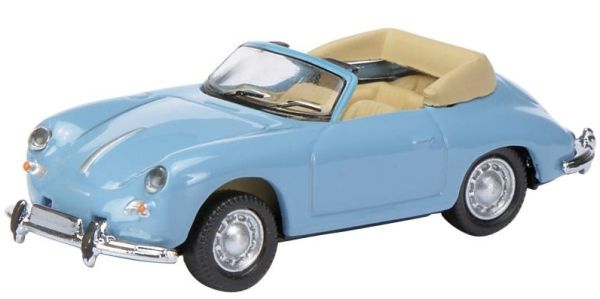 SCH26278 - PORSCHE 356 Cabriolet blau - 1