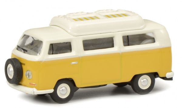 SCH26444 - VOLKSWAGEN T2 Wohnmobil gelb und weiß - 1