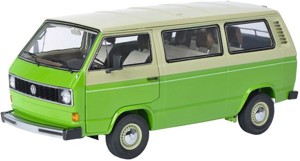 SCH380 - VOLKSWAGEN T3 grüner und cremefarbener Bus - 1