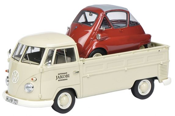 SCH8963 - VOLKSWAGEN T1 Jakobi mit BMW Isetta - 1