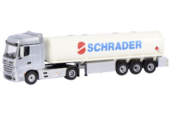 SCH22070 - MERCEDES BENZ Actros 4x2 mit SCHRADER Halbtank 3 Achsen - 1